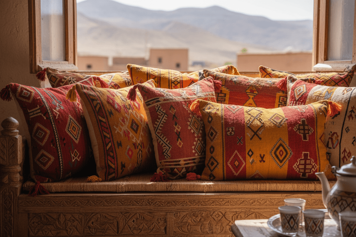 Handmade Moroccan Sabra Pillow