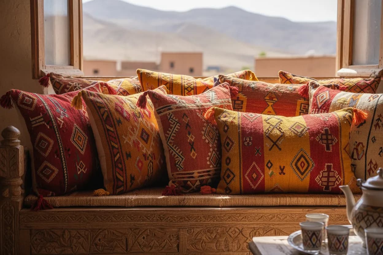 Handmade Moroccan Sabra Pillow