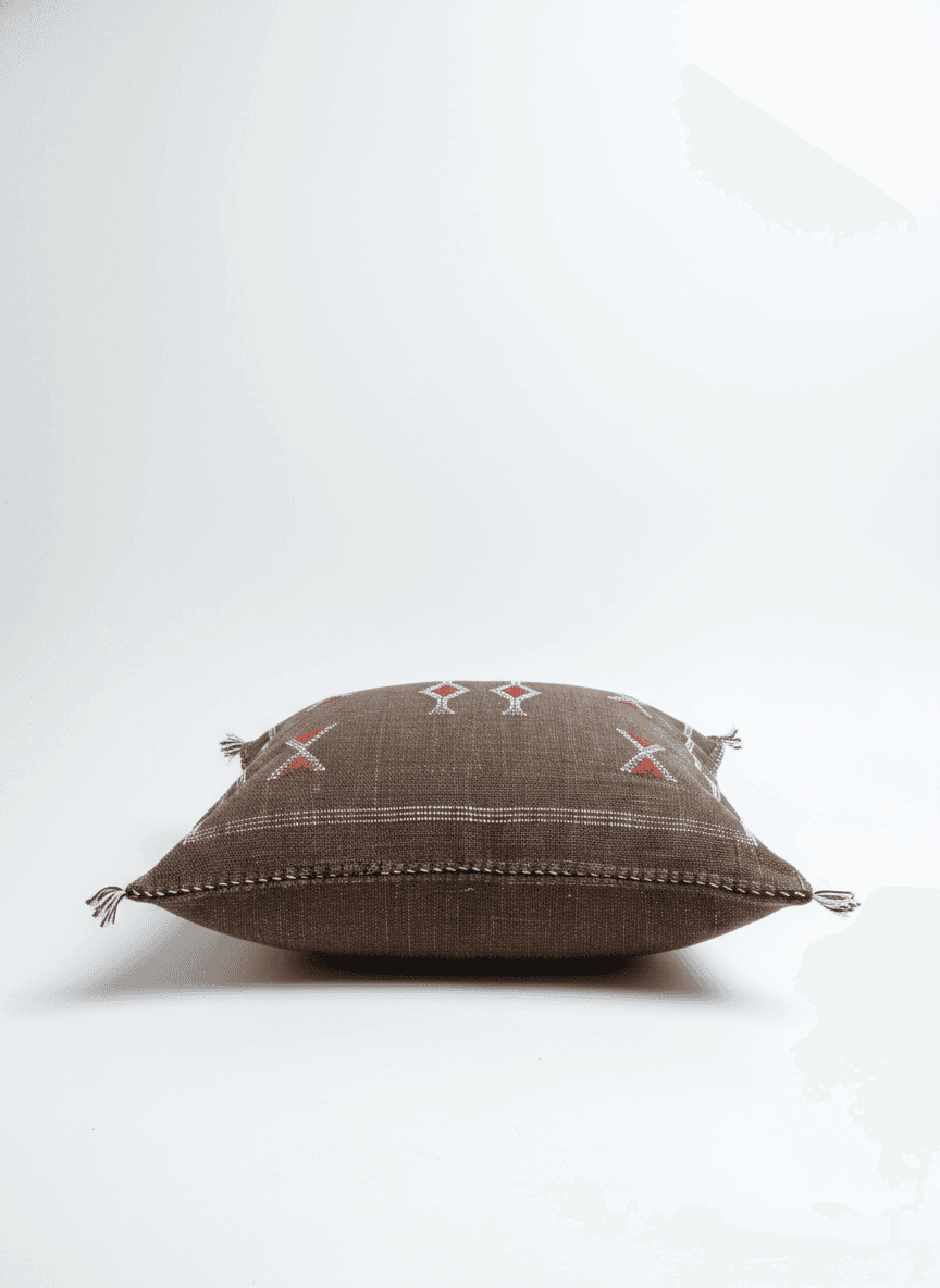 Cactus Silk Cushion Cover From Marrakech Sabra by SabraLoom