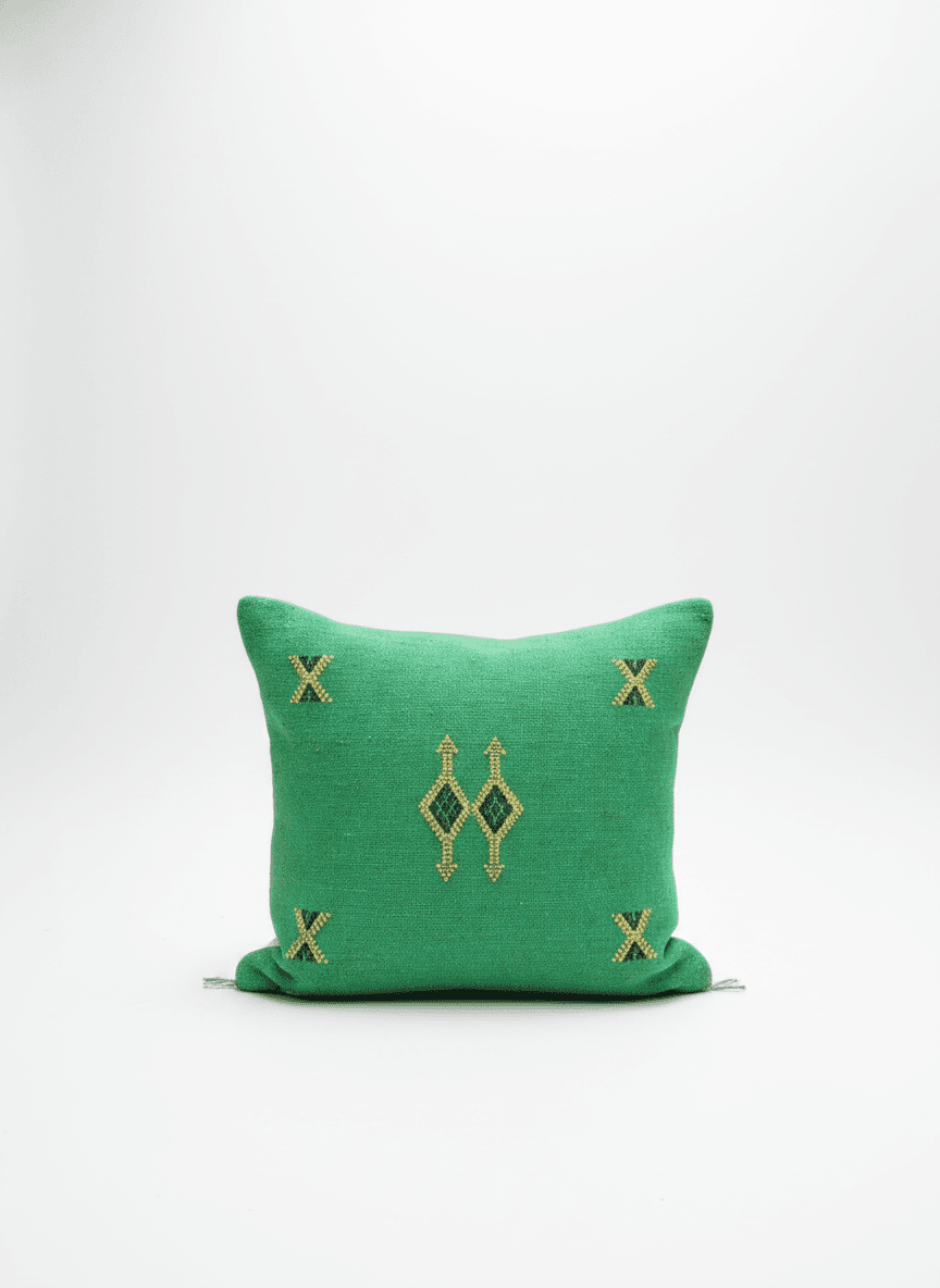 Cactus Silk Cushion Cover From Marrakech by SabraLoom